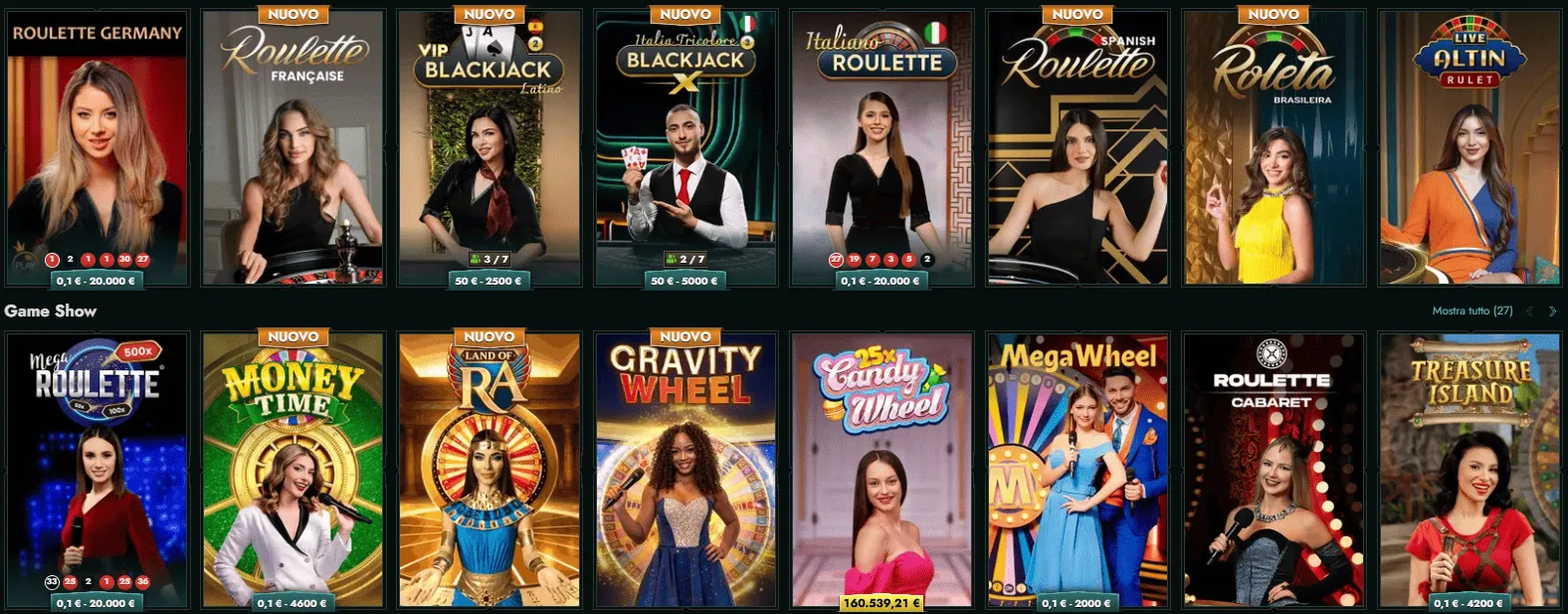 Dolly Casino Live Casino 2